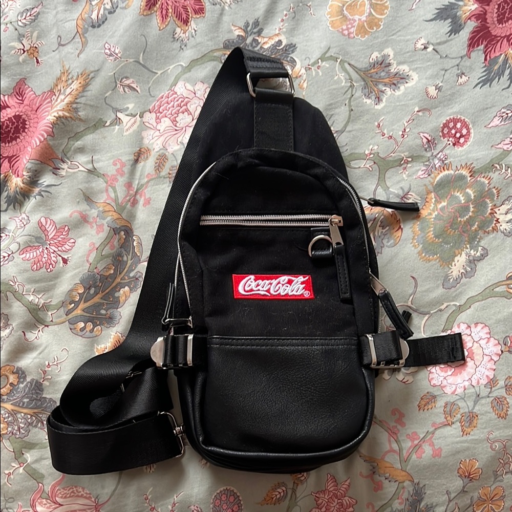 Coca Cola Black Crossbody Bag